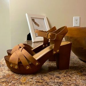 Brown Lulu Heels